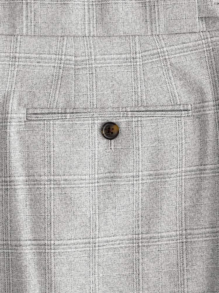 Grey Check Button Side Adjuster Trousers - Image 9 of 9