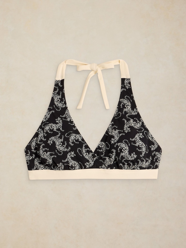 White Stuff Black Sunshine Bikini Top - Image 1 of 5