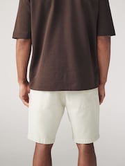 Ecru Garment Dye Denim Shorts - Image 2 of 8