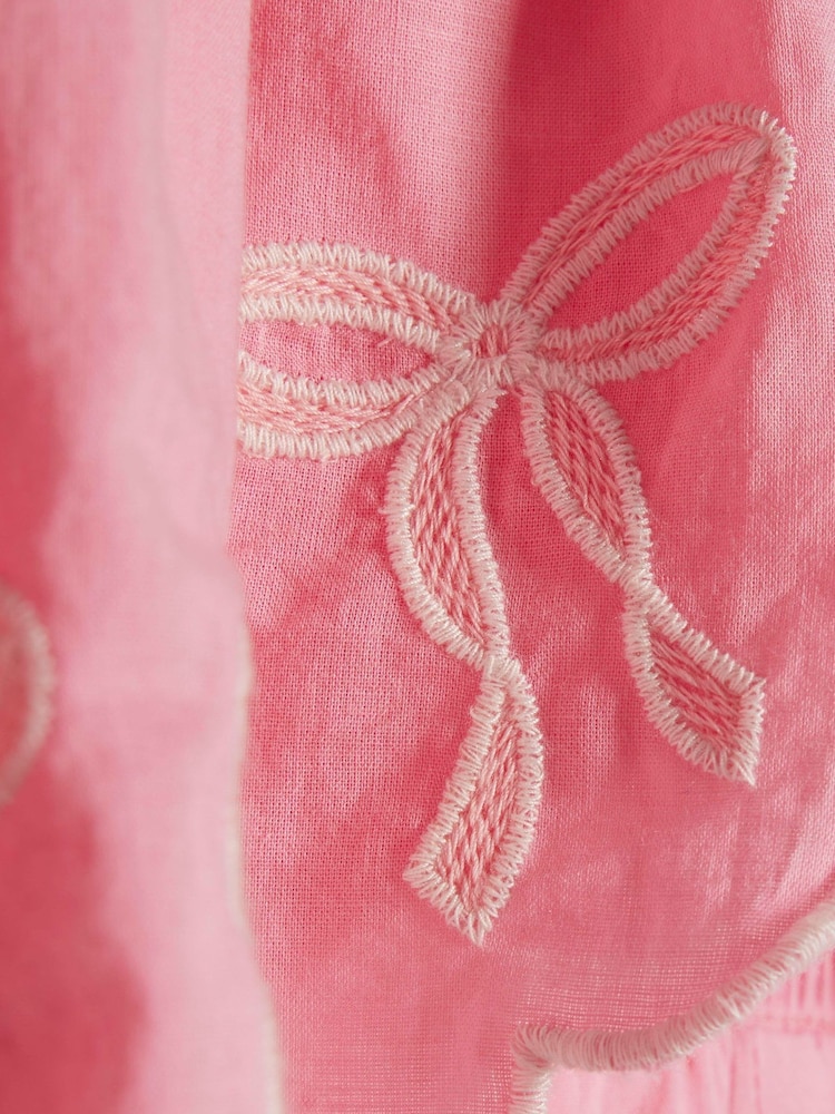 River Island Pink Embelished Hanky Hem Top & Skirt Set - Image 5 of 5 River Island Pink Embelished Hanky Hem Top & Skirt Set - Image 5 of 5