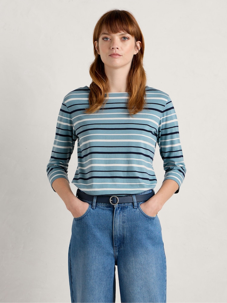 Blau & Marineblau - Seasalt Cornwall Matrosenshirt - Bild 1 von 5