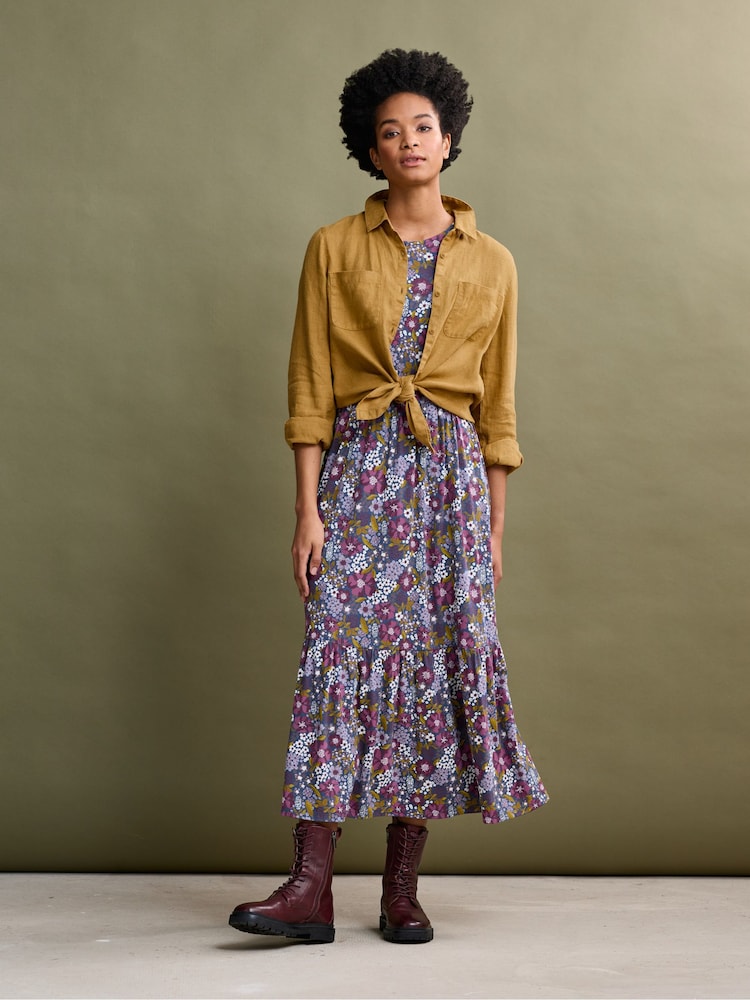 Seasalt Cornwall Purple Tor View Dress - Image 2 of 8