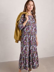 Seasalt Cornwall Purple Tor View Dress - Image 4 of 8