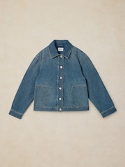 White Stuff Blue Denim Jacket - Image 4 of 5