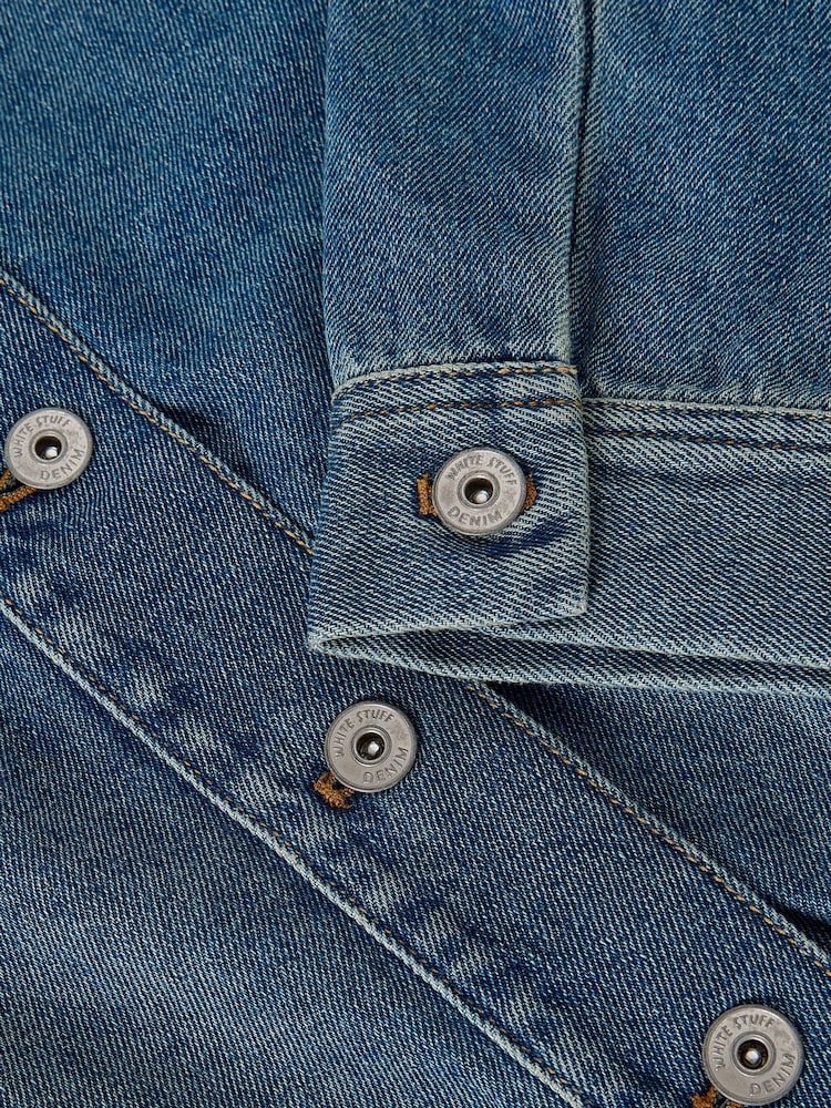 White Stuff Blue Denim Jacket - Image 5 of 5 White Stuff Blue Denim Jacket - Image 5 of 5