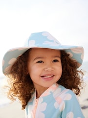 Blue Daisy Swim Hat (3mths-10yrs) - Image 1 of 5