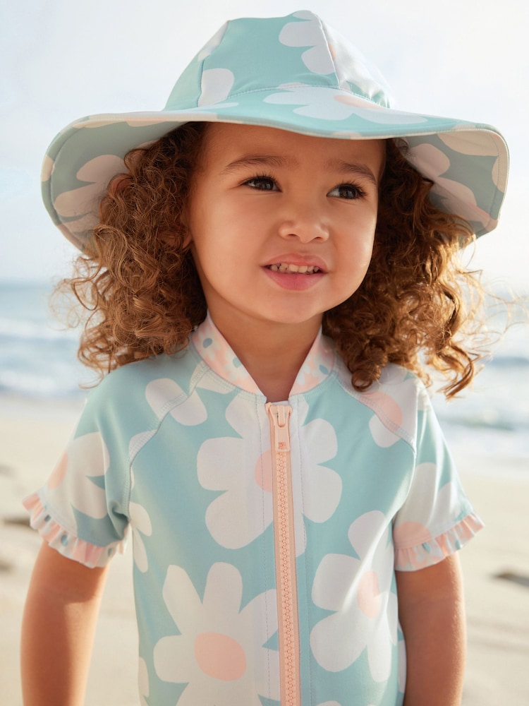 Blue Daisy Swim Hat (3mths-10yrs) - Image 2 of 5