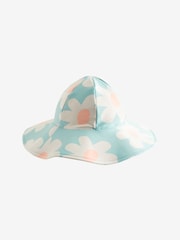 Blue Daisy Swim Hat (3mths-10yrs) - Image 4 of 5