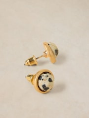 White Stuff Gold Tone Semi Precious Charm Necklace and Earrings Set - Image 2 of 3