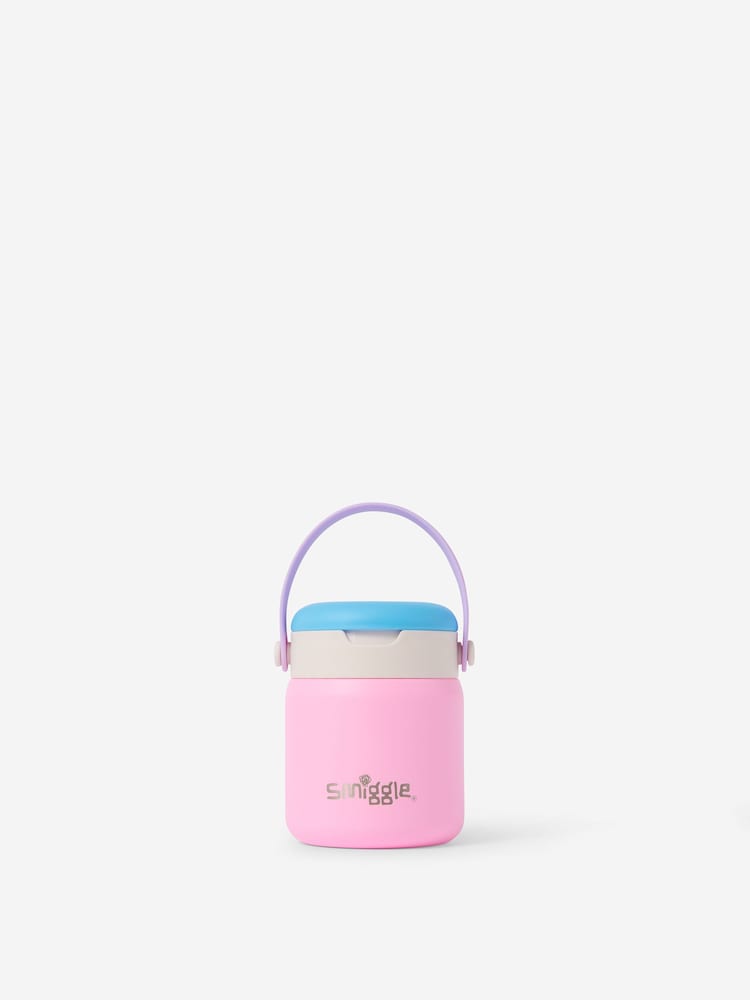 Smiggle Pink Small Food Flask Lunch Bag - Image 1 of 3 Smiggle Pink Small Food Flask Lunch Bag - Image 1 of 3