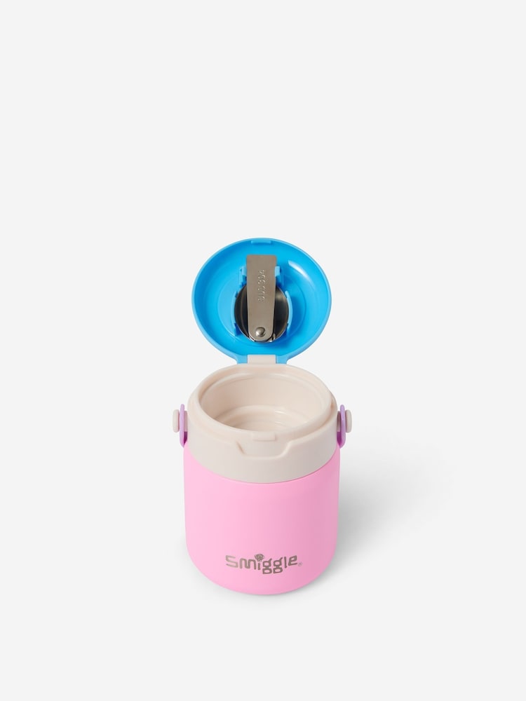 Smiggle Pink Small Food Flask Lunch Bag - Image 2 of 3 Smiggle Pink Small Food Flask Lunch Bag - Image 2 of 3