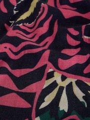White Stuff Pink Mia Midweight Printed Scarf - Image 3 of 3