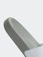 adidas Grey Sportswear Adilette Shower Slides - Image 8 of 8