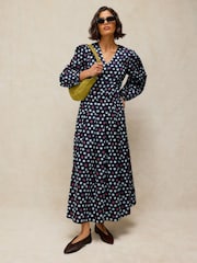 White Stuff Blue Sierra Pleat Dress - Image 1 of 6