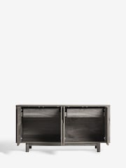 Dark Arches Mango Wood Effect Large Sideboard - Image 7 of 12
