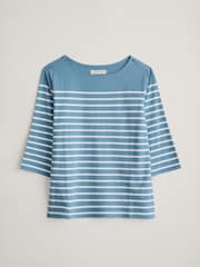 Seasalt Cornwall Blue Light Sailor Top - Image 4 of 5