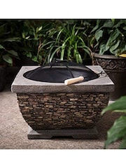 Callow Multi Garden Outdoor Premium Square Fire Pit - Image 4 of 4
