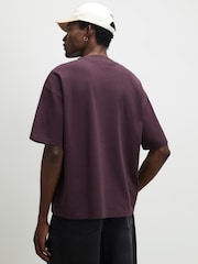 River Island Purple Oversized Essential Boxy T- Shirt - Image 3 of 4