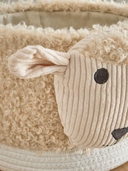 Cream Fluffy Sheep Storage Basket - Image 4 of 4