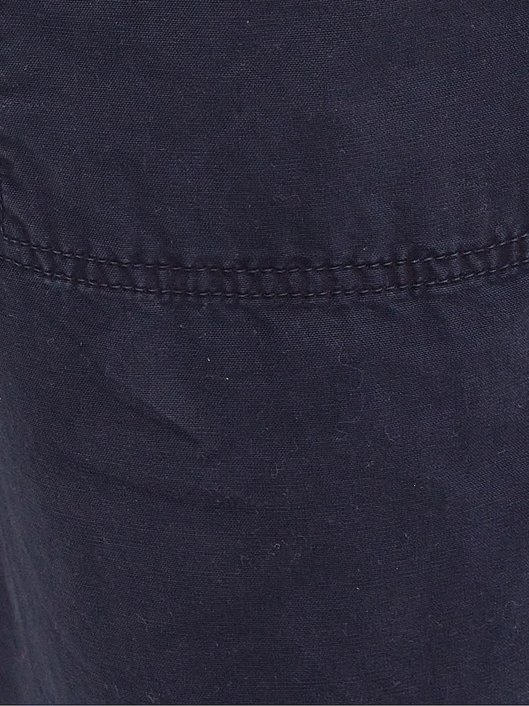 Barbour® Navy Tapered Fit Grindle Twill Utility Trousers - Image 8 of 8