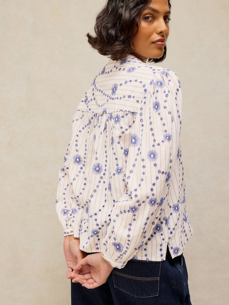 White Stuff Lana 刺繡襯衫 - 圖片 2/5