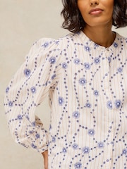 White Stuff Lana 刺繡襯衫 - 圖片 3/5