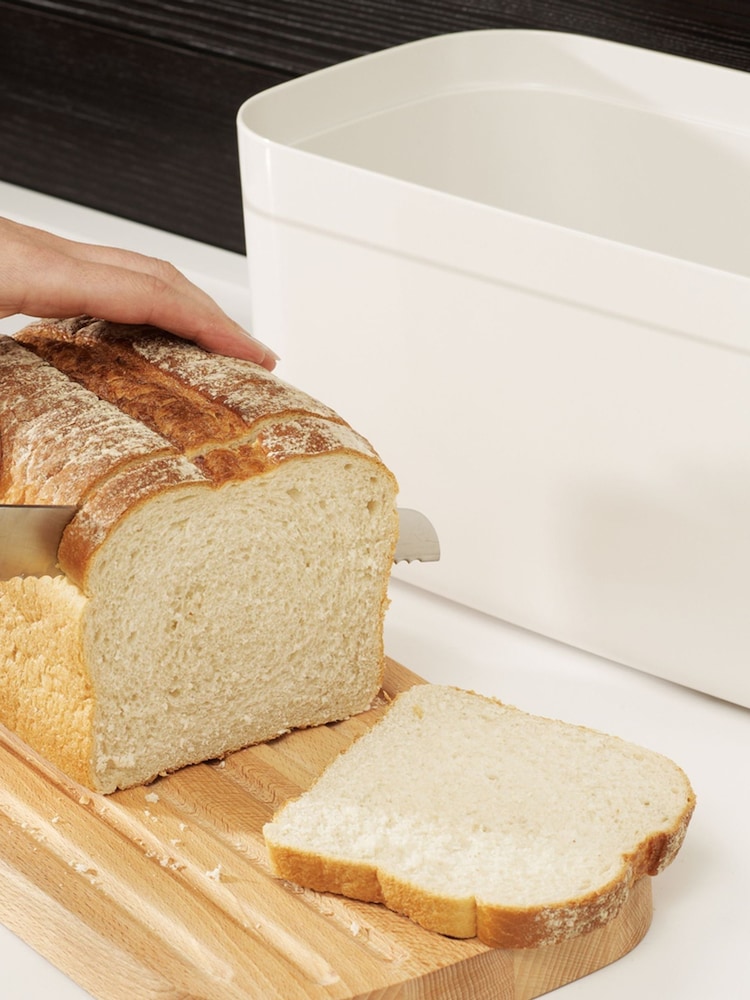 Joseph Joseph White Bread Bin With Cutting Board Lid - Image 1 of 4