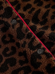White Stuff Natural Borg Leopard Gilet - Image 5 of 5