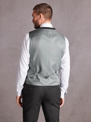 Black Signature Wool Suit: Waistcoat - Image 3 of 6