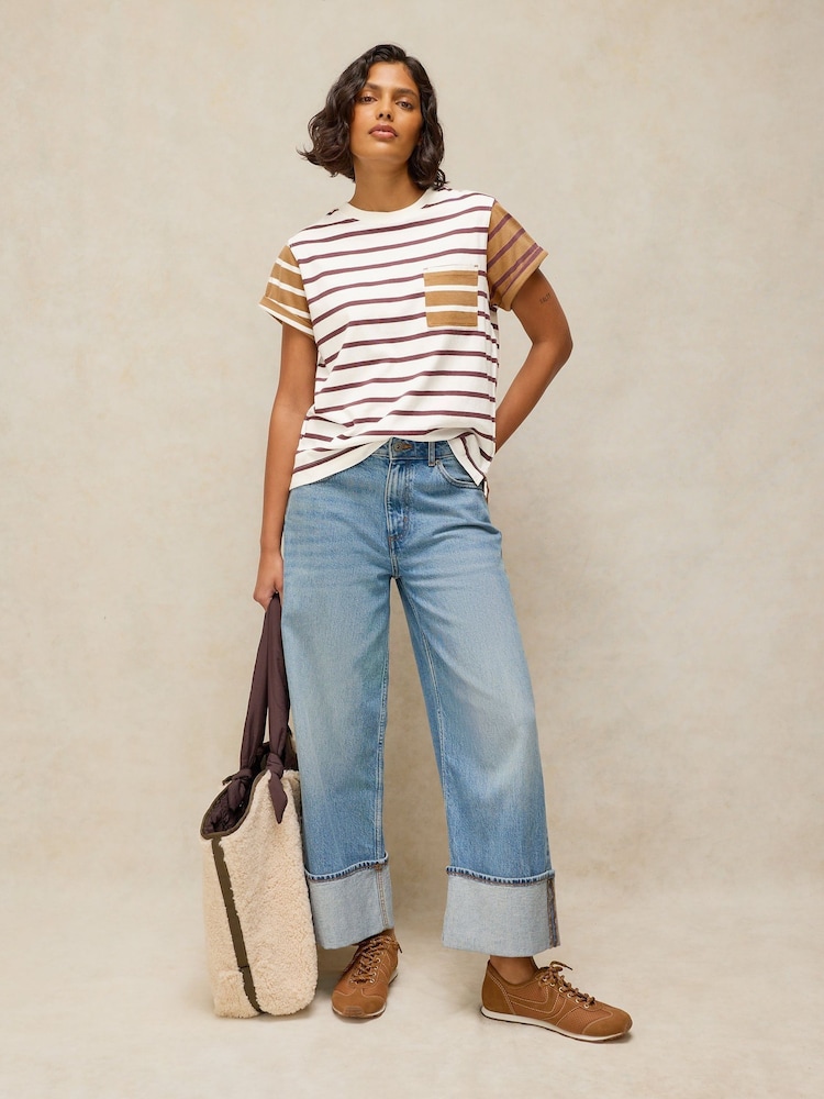 White Stuff White Gina Stripe T-Shirt - Image 1 of 6 White Stuff White Gina Stripe T-Shirt - Image 1 of 6