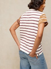 White Stuff White Gina Stripe T-Shirt - Image 2 of 6