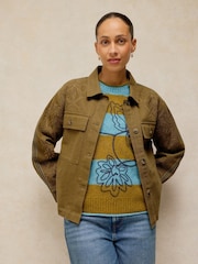 White Stuff Green Jade Embroidered Jacket - Image 2 of 6