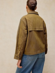 White Stuff Green Jade Embroidered Jacket - Image 4 of 6