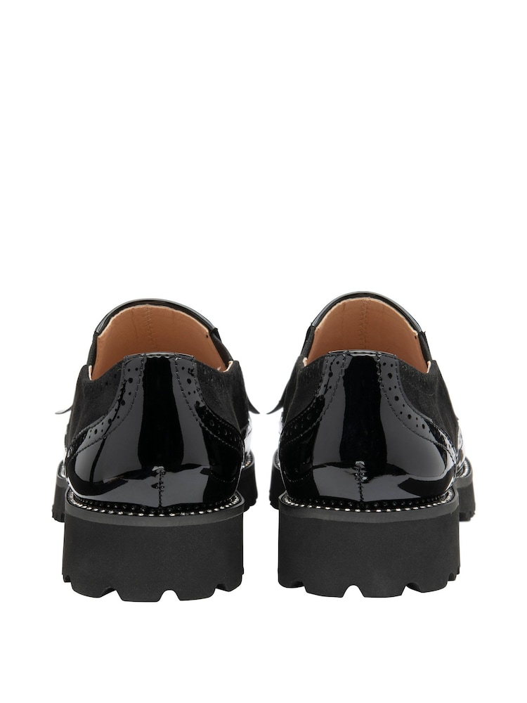 Ravel Black Patent Slip On Shoes - Image 4 of 4