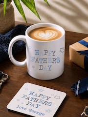 Personalised Fathers Day Mug & Coaster Set by Loveabode - Image 1 of 4