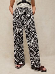 White Stuff Black Penny Beach Trousers - Image 1 of 6