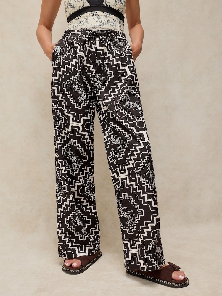 White Stuff Black Penny Beach Trousers - Image 1 of 6