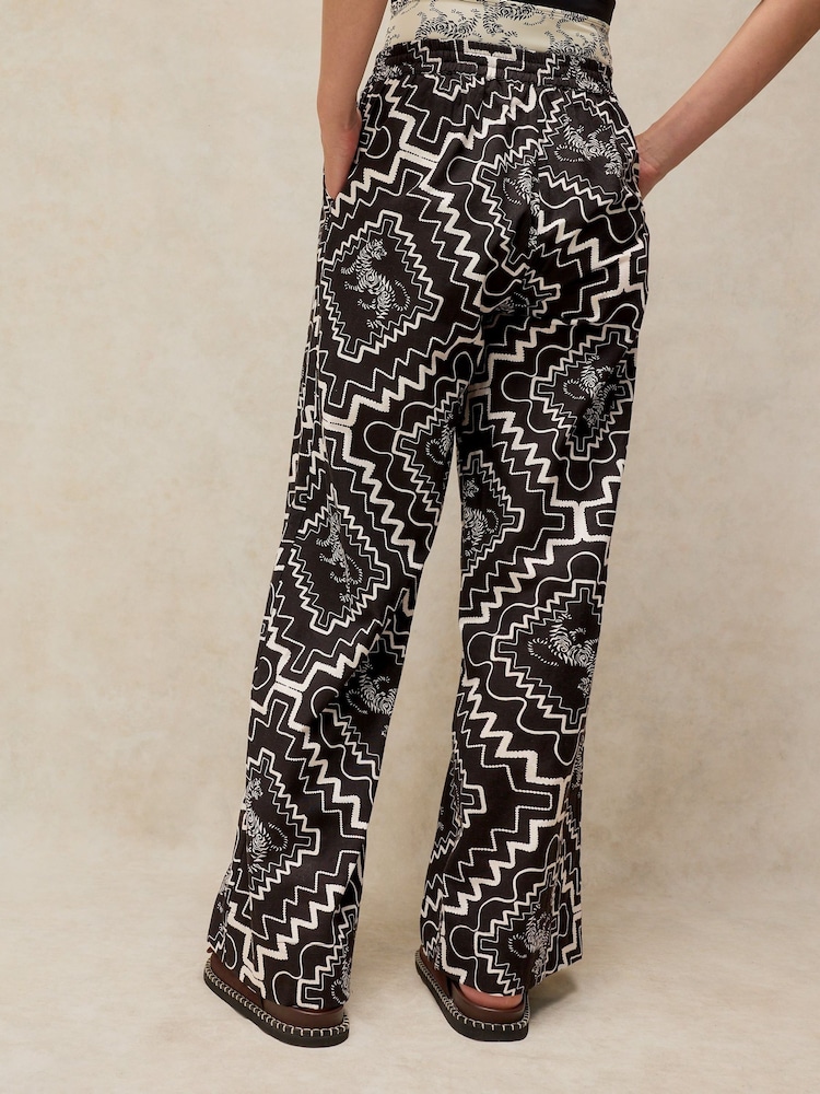 White Stuff Black Penny Beach Trousers - Image 2 of 6