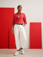 Seasalt Cornwall White Waterdance Trousers - Image 2 of 7