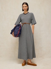 White Stuff Blue Tierney Jersey T-Shirt Dress - Image 1 of 6