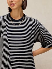 White Stuff Blue Tierney Jersey T-Shirt Dress - Image 4 of 6