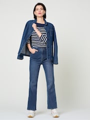 Seasalt Cornwall Navy Blue Sailor Top - Image 1 of 6