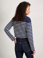 Seasalt Cornwall Navy Blue Sailor Top - Image 3 of 6