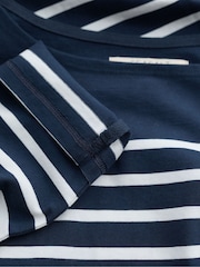 Seasalt Cornwall Navy Blue Sailor Top - Image 6 of 6