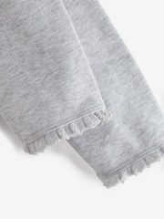 Grey Lace Trim Leggings (3mths-7yrs) - Image 1 of 3