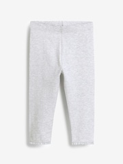 Grey Lace Trim Leggings (3mths-7yrs) - Image 2 of 3