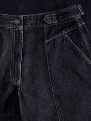 White Stuff Blue Carmella Wide Leg Jeans - Image 5 of 5