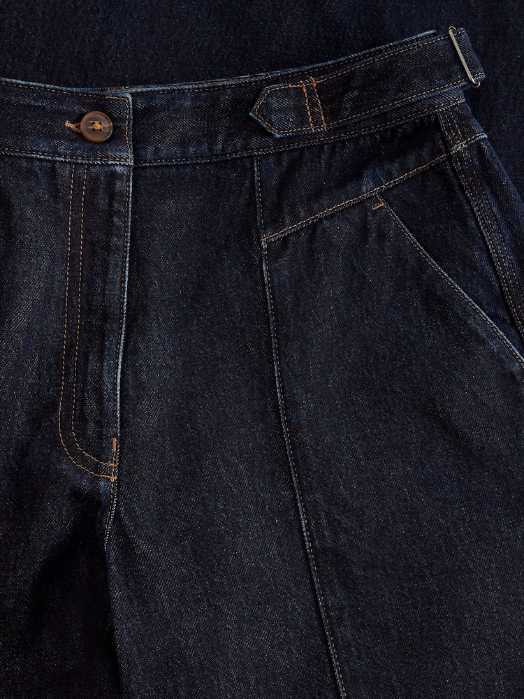White Stuff Blue Carmella Wide Leg Jeans - Image 5 of 5 White Stuff Blue Carmella Wide Leg Jeans - Image 5 of 5