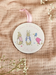 JoJo Maman Bébé Beatrix Potter Welcome To Our World Plaque - Image 1 of 4