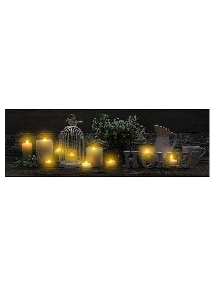 Art For The Home Grey Love LED Wall Art - Image 2 of 2 Art For The Home Grey Love LED Wall Art - Image 2 of 2